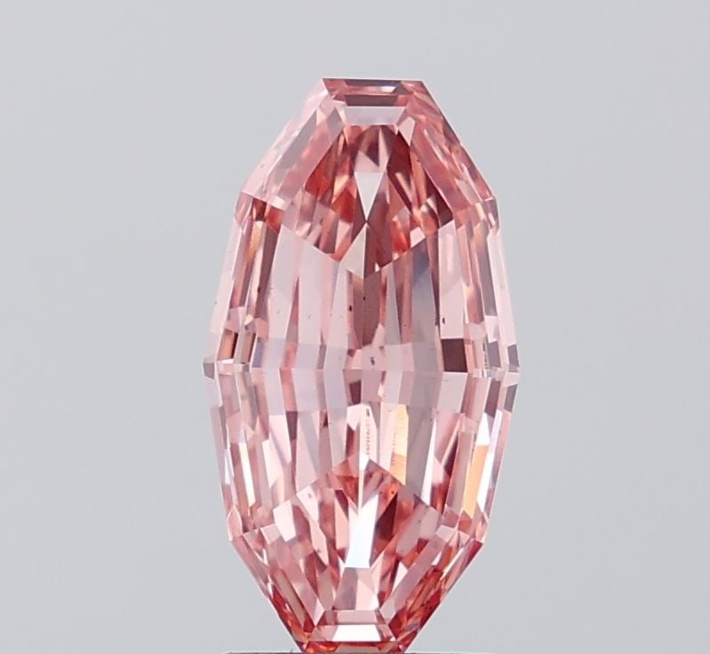 Loose Diamond - OTHER 2.01ct Fancy Vivid Brownish Pink VS2: Loose Diamond - OTHER 2.01ct Fancy Vivid Brownish Pink VS2 Source: This is a real non-mined Diamond that has been grown in a lab Shape: OTHER Carats: 2.01 Color: Fancy Vivid Brownish Pink Certificatio