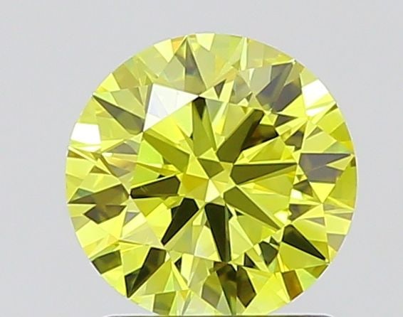 Ideal Loose Diamond - ROUND 2.04ct Fancy Intense Yellow VS1: Ideal Loose Diamond - ROUND 2.04ct Fancy Intense Yellow VS1 Source: This is a real non-mined Diamond that has been grown in a lab Shape: ROUND Carats: 2.04 Color: Fancy Intense Yellow Certification: I
