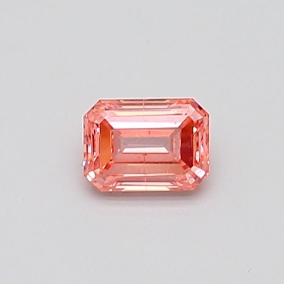 Loose Diamond - EMERALD 0.49ct Fancy Intense Pink SI2: Loose Diamond - EMERALD 0.49ct Fancy Intense Pink SI2 Source: This is a real non-mined Diamond that has been grown in a lab Shape: EMERALD Carats: 0.49 Color: Fancy Intense Pink Certification: NONE Vi