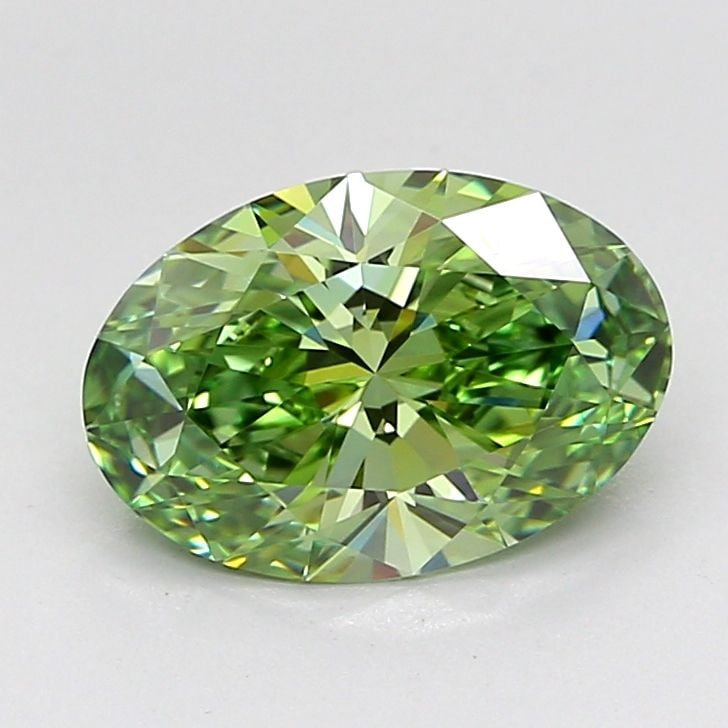 Loose Diamond - OVAL 1.79ct Fancy Vivid Green VVS1 (1 of 1)
