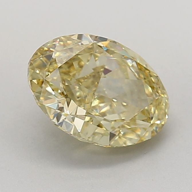 Loose Diamond - OVAL 2.63ct Fancy Intense Yellow VVS2: Loose Diamond - OVAL 2.63ct Fancy Intense Yellow VVS2 Source: This is a real non-mined Diamond that has been grown in a lab Shape: OVAL Carats: 2.63 Color: Fancy Intense Yellow Certification: IGI Vide