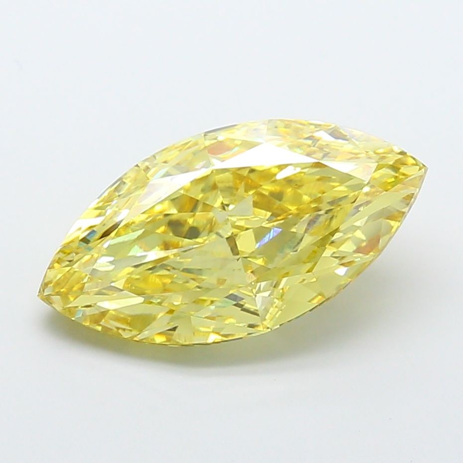 Loose Diamond - MARQUISE 10.58ct Fancy Intense Yellow VS1: Loose Diamond - MARQUISE 10.58ct Fancy Intense Yellow VS1 Source: This is a real non-mined Diamond that has been grown in a lab Shape: MARQUISE Carats: 10.58 Color: Fancy Intense Yellow Certification: