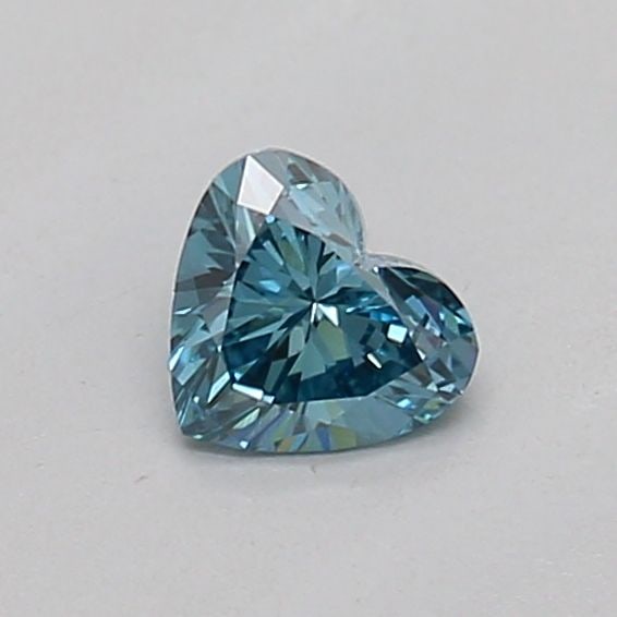 Loose Diamond - HEART 0.17ct Fancy Vivid Blue VS1: Loose Diamond - HEART 0.17ct Fancy Vivid Blue VS1 Source: This is a real non-mined Diamond that has been grown in a lab Shape: HEART Carats: 0.17 Color: Fancy Vivid Blue Certification: IGI Video: