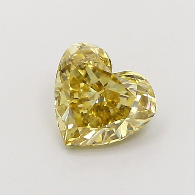 Loose Diamond - HEART 0.98ct Fancy Vivid Yellow VS1: Loose Diamond - HEART 0.98ct Fancy Vivid Yellow VS1 Source: This is a real non-mined Diamond that has been grown in a lab Shape: HEART Carats: 0.98 Color: Fancy Vivid Yellow Certification: NONE Video: