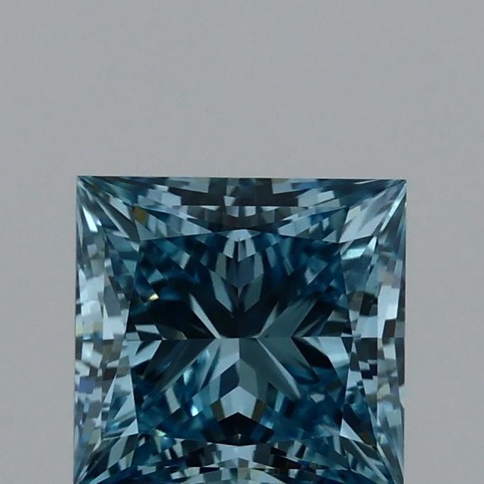 Loose Diamond - PRINCESS 1.0ct Fancy Vivid Blue VS1: Loose Diamond - PRINCESS 1.0ct Fancy Vivid Blue VS1 Source: This is a real non-mined Diamond that has been grown in a lab Shape: PRINCESS Carats: 1.0 Color: Fancy Vivid Blue Certification: IGI Video: