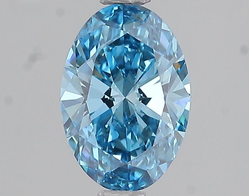 Loose Diamond - OVAL 1.25ct Fancy Vivid Blue VVS2: Loose Diamond - OVAL 1.25ct Fancy Vivid Blue VVS2 Source: This is a real non-mined Diamond that has been grown in a lab Shape: OVAL Carats: 1.25 Color: Fancy Vivid Blue Certification: IGI Video:
