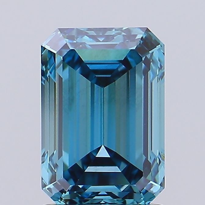 Loose Diamond - EMERALD 1.93ct Fancy Vivid Blue VS1: Loose Diamond - EMERALD 1.93ct Fancy Vivid Blue VS1 Source: This is a real non-mined Diamond that has been grown in a lab Shape: EMERALD Carats: 1.93 Color: Fancy Vivid Blue Certification: IGI Video:
