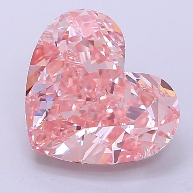 Loose Diamond - HEART 2.05ct Fancy Intense Pink VS1: Loose Diamond - HEART 2.05ct Fancy Intense Pink VS1 Source: This is a real non-mined Diamond that has been grown in a lab Shape: HEART Carats: 2.05 Color: Fancy Intense Pink Certification: IGI Video: