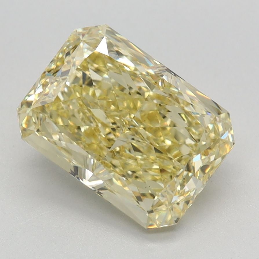 Loose Diamond - RADIANT 2.24ct Fancy Intense Yellow VS1: Loose Diamond - RADIANT 2.24ct Fancy Intense Yellow VS1 Source: This is a real non-mined Diamond that has been grown in a lab Shape: RADIANT Carats: 2.24 Color: Fancy Intense Yellow Certification: IGI