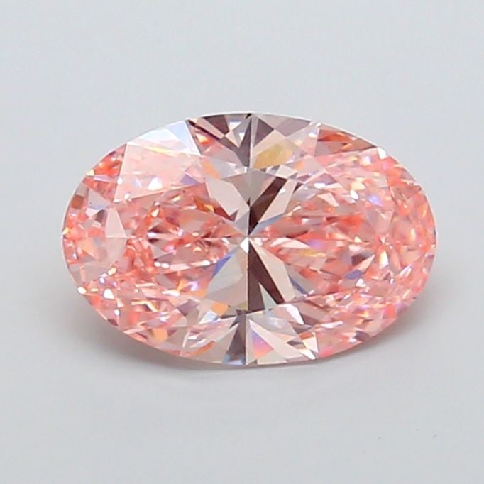 Loose Diamond - OVAL 4.98ct Fancy Vivid Pink VS1: Loose Diamond - OVAL 4.98ct Fancy Vivid Pink VS1 Source: This is a real non-mined Diamond that has been grown in a lab Shape: OVAL Carats: 4.98 Color: Fancy Vivid Pink Certification: IGI Video: