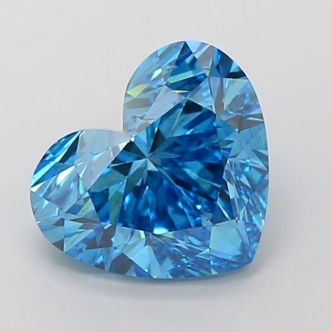 Loose Diamond - HEART 3.1ct Fancy Vivid Blue VS2: Loose Diamond - HEART 3.1ct Fancy Vivid Blue VS2 Source: This is a real non-mined Diamond that has been grown in a lab Shape: HEART Carats: 3.1 Color: Fancy Vivid Blue Certification: IGI Video: