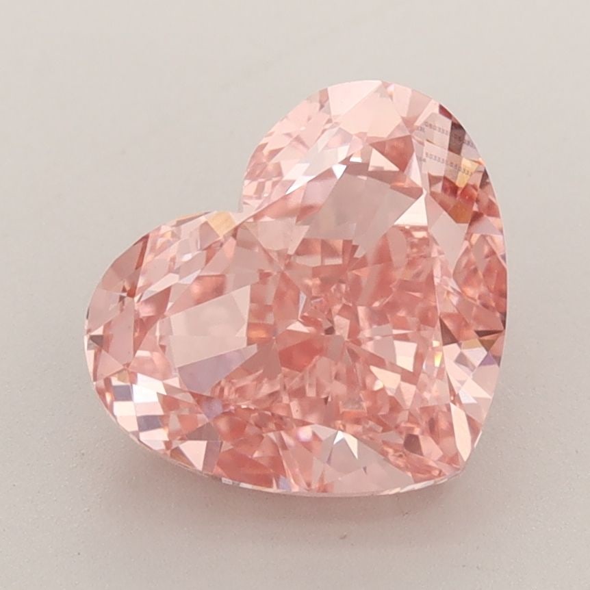 Loose Diamond - HEART 3.05ct Fancy Vivid Pink VVS2: Loose Diamond - HEART 3.05ct Fancy Vivid Pink VVS2 Source: This is a real non-mined Diamond that has been grown in a lab Shape: HEART Carats: 3.05 Color: Fancy Vivid Pink Certification: IGI Video: