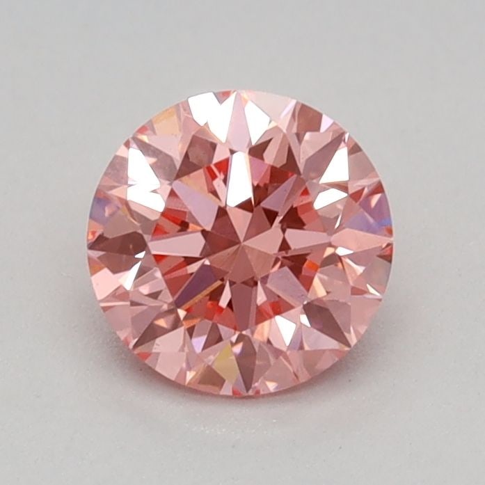 Loose Diamond - ROUND 0.4ct Fancy Vivid Pink VS1: Loose Diamond - ROUND 0.4ct Fancy Vivid Pink VS1 Source: This is a real non-mined Diamond that has been grown in a lab Shape: ROUND Carats: 0.4 Color: Fancy Vivid Pink Certification: IGI Video: