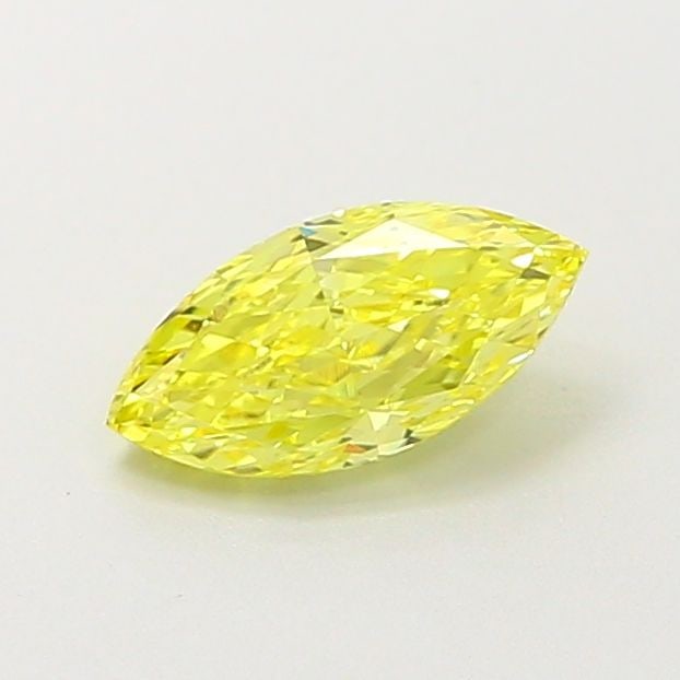 Loose Diamond - MARQUISE 0.56ct Fancy Intense Yellow VVS2: Loose Diamond - MARQUISE 0.56ct Fancy Intense Yellow VVS2 Source: This is a real non-mined Diamond that has been grown in a lab Shape: MARQUISE Carats: 0.56 Color: Fancy Intense Yellow Certification: