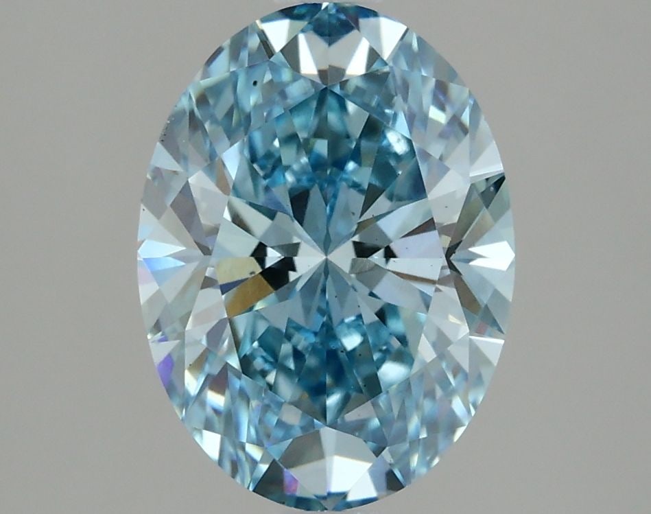 Loose Diamond - OVAL 2.11ct Fancy Vivid Blue VS1 (1 of 1)
