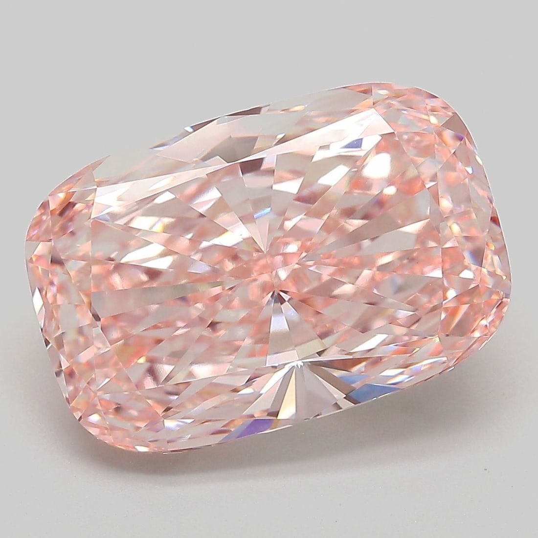 Loose Diamond - CUSHION MODIFIED 10.03ct Fancy Intense Pink VS1: Loose Diamond - CUSHION MODIFIED 10.03ct Fancy Intense Pink VS1 Source: This is a real non-mined Diamond that has been grown in a lab Shape: CUSHION MODIFIED Carats: 10.03 Color: Fancy Intense Pink Ce