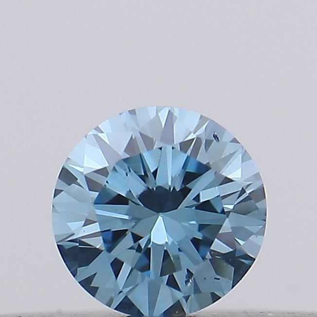 Loose Diamond - ROUND 0.12ct Fancy Vivid Blue VS2: Loose Diamond - ROUND 0.12ct Fancy Vivid Blue VS2 Source: This is a real non-mined Diamond that has been grown in a lab Shape: ROUND Carats: 0.12 Color: Fancy Vivid Blue Certification: IGI Video: