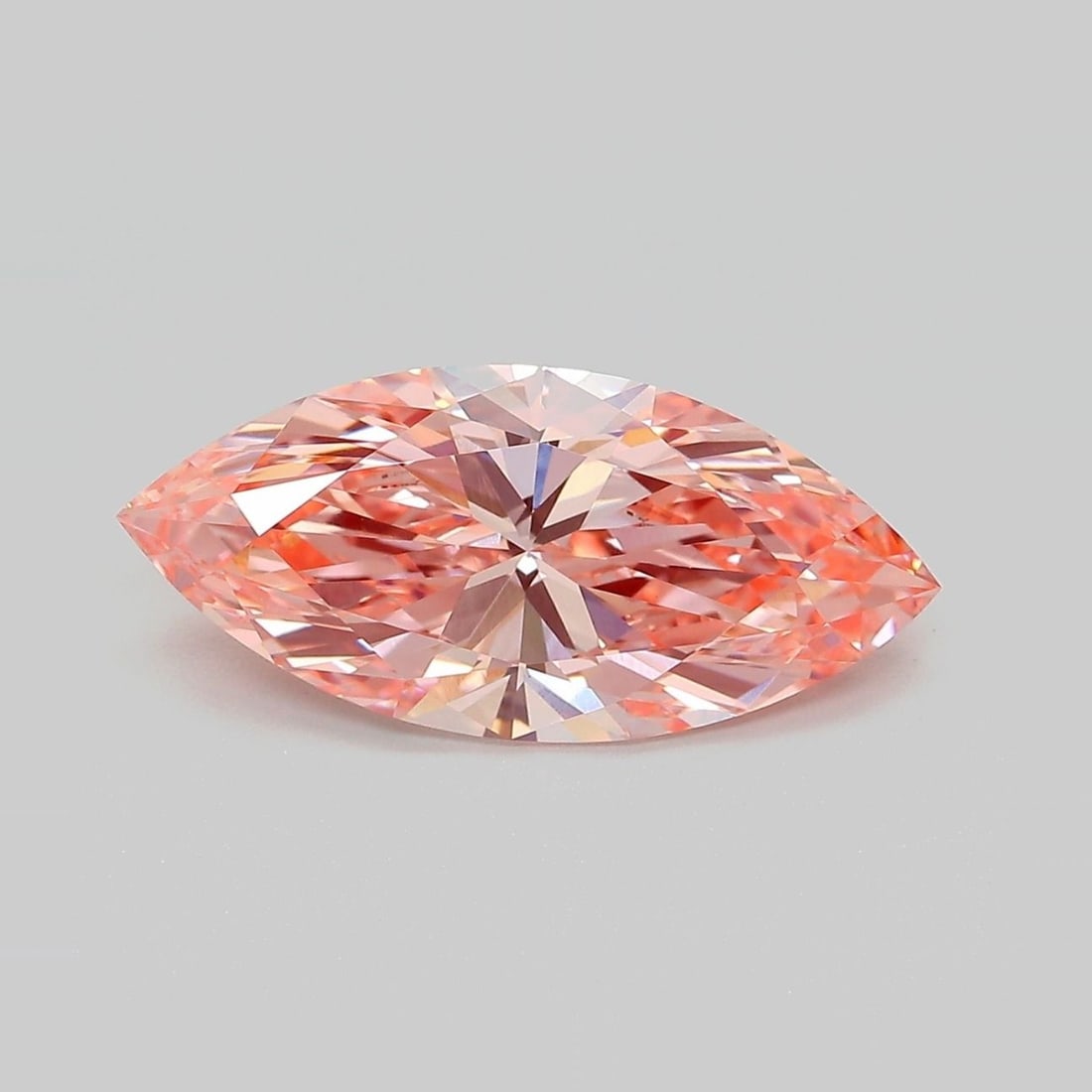 Loose Diamond - MARQUISE 3.06ct Fancy Vivid Pink VVS2: Loose Diamond - MARQUISE 3.06ct Fancy Vivid Pink VVS2 Source: This is a real non-mined Diamond that has been grown in a lab Shape: MARQUISE Carats: 3.06 Color: Fancy Vivid Pink Certification: IGI Vide