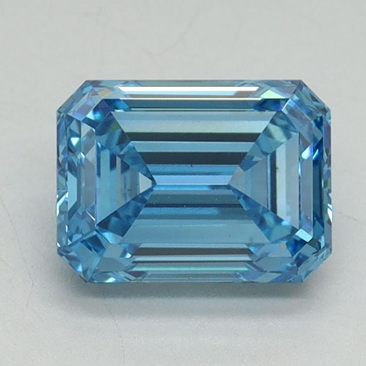 Loose Diamond - EMERALD 1.5ct Fancy Vivid Blue VS1: Loose Diamond - EMERALD 1.5ct Fancy Vivid Blue VS1 Source: This is a real non-mined Diamond that has been grown in a lab Shape: EMERALD Carats: 1.5 Color: Fancy Vivid Blue Certification: IGI Video: