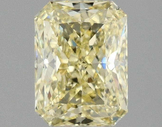 Loose Diamond - RADIANT 1.58ct Fancy Intense Yellow VS1: Loose Diamond - RADIANT 1.58ct Fancy Intense Yellow VS1 Source: This is a real non-mined Diamond that has been grown in a lab Shape: RADIANT Carats: 1.58 Color: Fancy Intense Yellow Certification: IGI