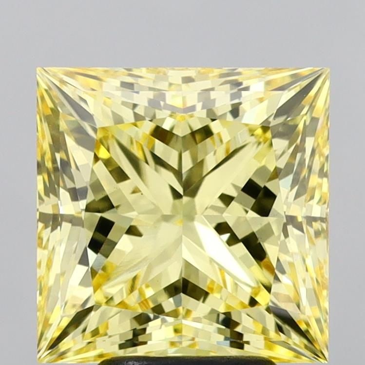 Loose Diamond - PRINCESS 5.06ct Fancy Intense Yellow VS1: Loose Diamond - PRINCESS 5.06ct Fancy Intense Yellow VS1 Source: This is a real non-mined Diamond that has been grown in a lab Shape: PRINCESS Carats: 5.06 Color: Fancy Intense Yellow Certification: I