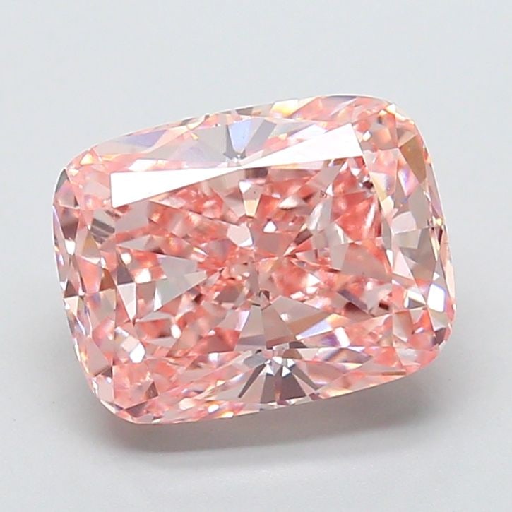 Loose Diamond - CUSHION MODIFIED 5.03ct Fancy Intense Pink VS1: Loose Diamond - CUSHION MODIFIED 5.03ct Fancy Intense Pink VS1 Source: This is a real non-mined Diamond that has been grown in a lab Shape: CUSHION MODIFIED Carats: 5.03 Color: Fancy Intense Pink Cert