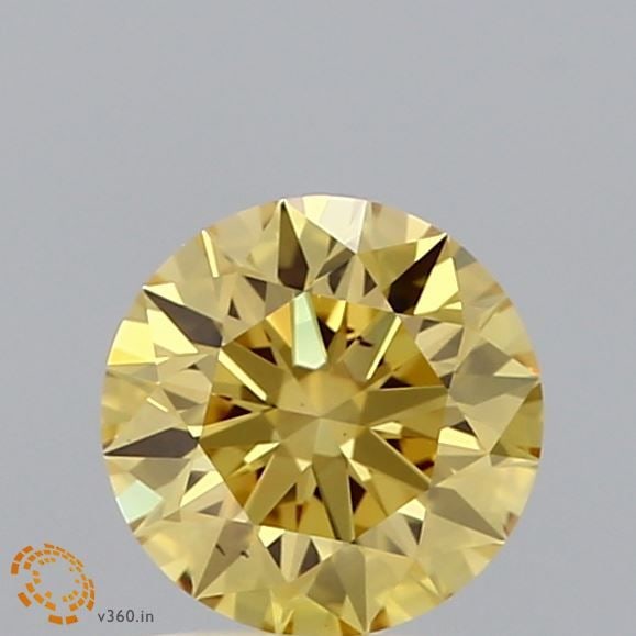 Loose Diamond - ROUND 0.95ct Fancy Intense Yellow VS2: Loose Diamond - ROUND 0.95ct Fancy Intense Yellow VS2 Source: This is a real non-mined Diamond that has been grown in a lab Shape: ROUND Carats: 0.95 Color: Fancy Intense Yellow Certification: IGI Vid