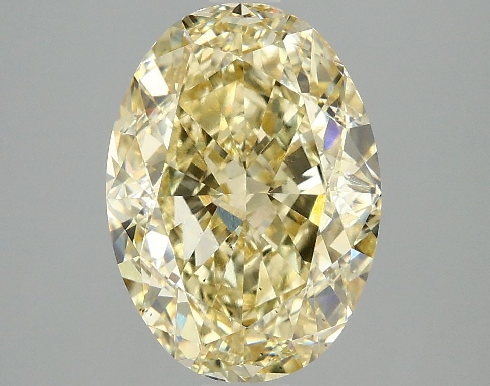 Loose Diamond - OVAL 4.06ct Fancy Intense Yellow VS2: Loose Diamond - OVAL 4.06ct Fancy Intense Yellow VS2 Source: This is a real non-mined Diamond that has been grown in a lab Shape: OVAL Carats: 4.06 Color: Fancy Intense Yellow Certification: IGI Video
