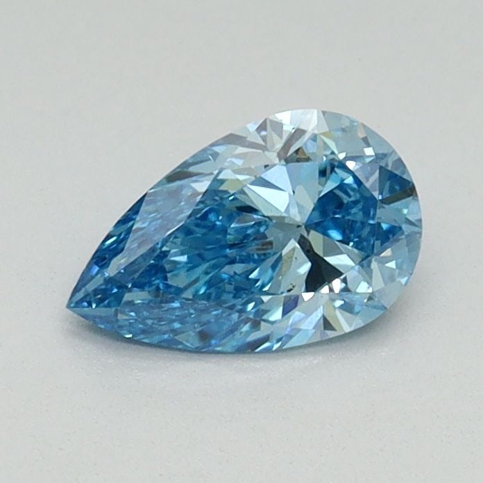 Loose Diamond - PEAR 0.54ct Fancy Blue VS2: Loose Diamond - PEAR 0.54ct Fancy Blue VS2 Source: This is a real non-mined Diamond that has been grown in a lab Shape: PEAR Carats: 0.54 Color: Fancy Blue Certification: NONE Video: Video Link The