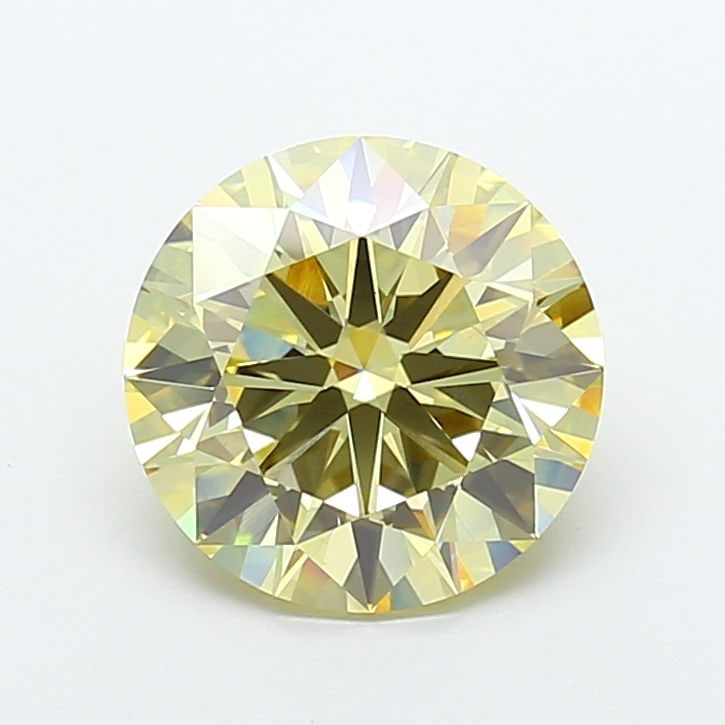 Ideal Loose Diamond - ROUND 5.5ct Fancy Light Yellow VS1: Ideal Loose Diamond - ROUND 5.5ct Fancy Light Yellow VS1 Source: This is a real non-mined Diamond that has been grown in a lab Shape: ROUND Carats: 5.5 Color: Fancy Light Yellow Certification: IGI Vid