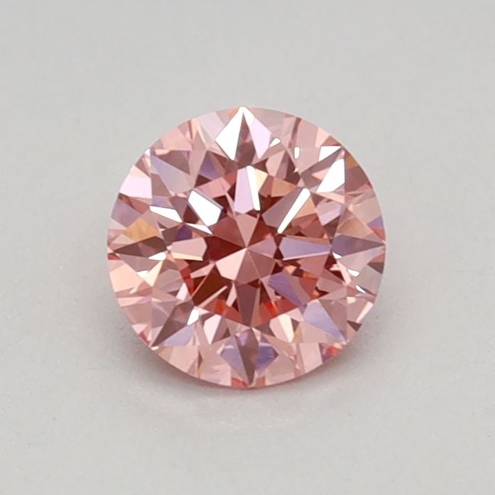Loose Diamond - ROUND 0.4ct Fancy Vivid Pink VS1: Loose Diamond - ROUND 0.4ct Fancy Vivid Pink VS1 Source: This is a real non-mined Diamond that has been grown in a lab Shape: ROUND Carats: 0.4 Color: Fancy Vivid Pink Certification: IGI Video: