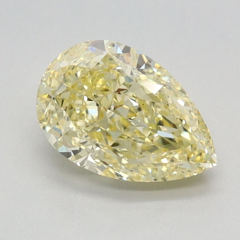 Loose Diamond - PEAR 1.42ct Fancy Intense Yellow VS1: Loose Diamond - PEAR 1.42ct Fancy Intense Yellow VS1 Source: This is a real non-mined Diamond that has been grown in a lab Shape: PEAR Carats: 1.42 Color: Fancy Intense Yellow Certification: IGI Video