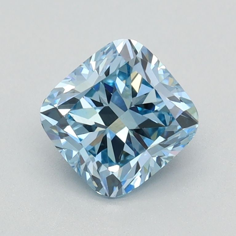 Loose Diamond - CUSHION BRILLIANT 0.9ct Fancy Intense Blue VS2: Loose Diamond - CUSHION BRILLIANT 0.9ct Fancy Intense Blue VS2 Source: This is a real non-mined Diamond that has been grown in a lab Shape: CUSHION BRILLIANT Carats: 0.9 Color: Fancy Intense Blue Cert