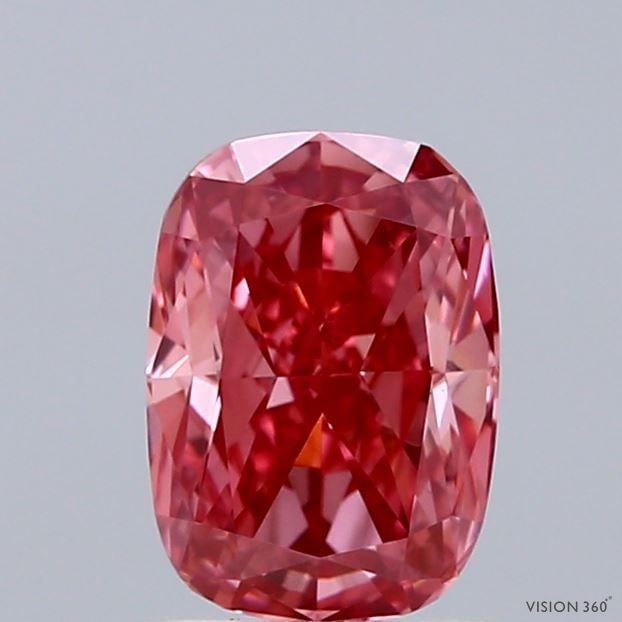 Loose Diamond - CUSHION MODIFIED 1.32ct Fancy Vivid Brownish Pink VS1: Loose Diamond - CUSHION MODIFIED 1.32ct Fancy Vivid Brownish Pink VS1 Source: This is a real non-mined Diamond that has been grown in a lab Shape: CUSHION MODIFIED Carats: 1.32 Color: Fancy Vivid Brow