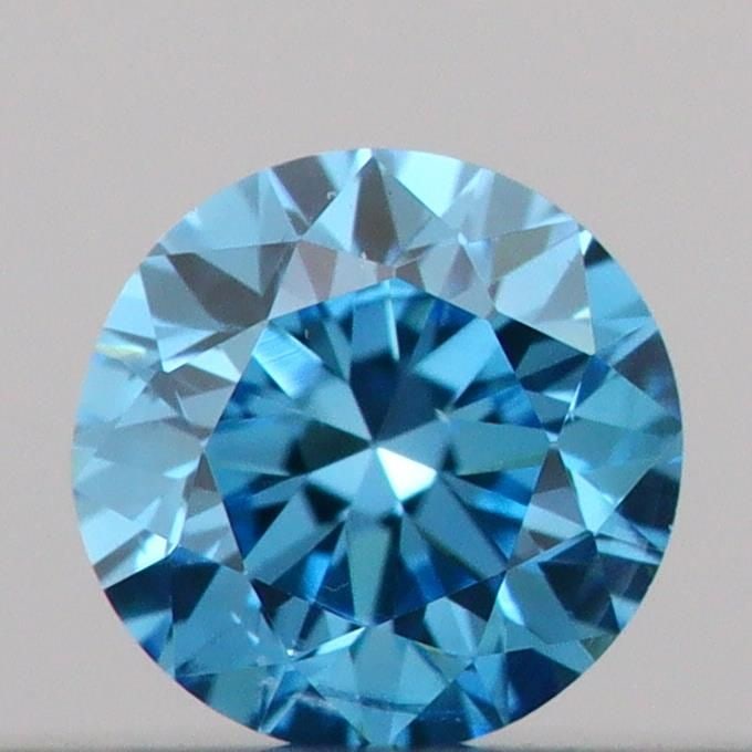 Loose Diamond - ROUND 0.13ct Fancy Vivid Blue SI1: Loose Diamond - ROUND 0.13ct Fancy Vivid Blue SI1 Source: This is a real non-mined Diamond that has been grown in a lab Shape: ROUND Carats: 0.13 Color: Fancy Vivid Blue Certification: IGI Video: