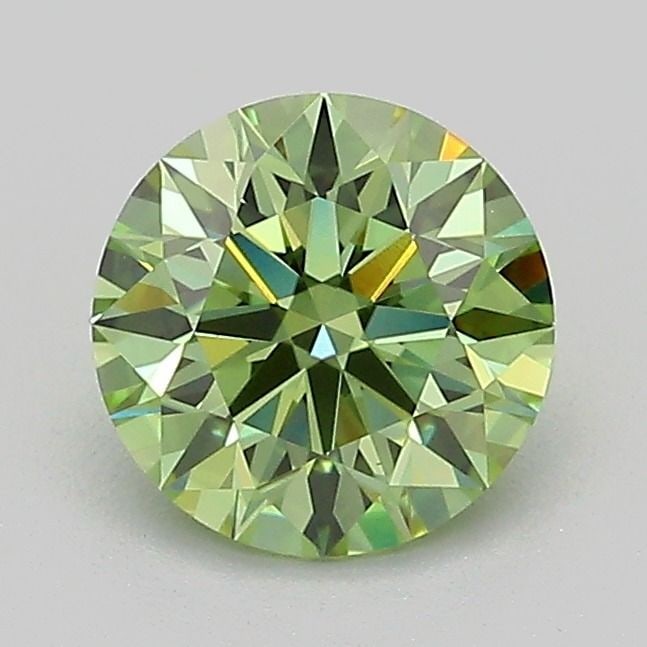 Ideal Loose Diamond - ROUND 1.06ct Fancy Vivid Green VVS2: Ideal Loose Diamond - ROUND 1.06ct Fancy Vivid Green VVS2 Source: This is a real non-mined Diamond that has been grown in a lab Shape: ROUND Carats: 1.06 Color: Fancy Vivid Green Certification: IGI Vi