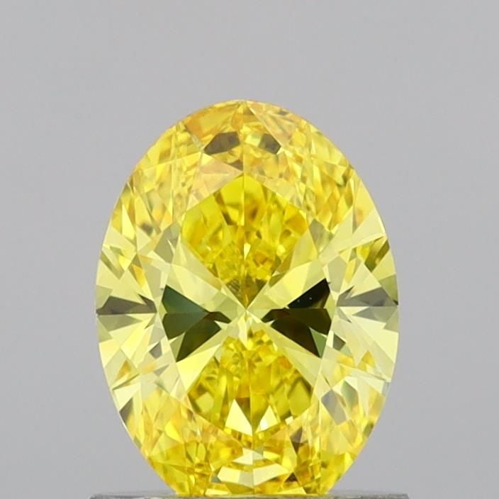 Loose Diamond - OVAL 1.0ct Fancy Vivid Yellow VS1: Loose Diamond - OVAL 1.0ct Fancy Vivid Yellow VS1 Source: This is a real non-mined Diamond that has been grown in a lab Shape: OVAL Carats: 1.0 Color: Fancy Vivid Yellow Certification: IGI Video: