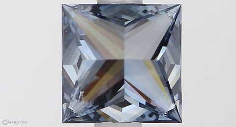 Loose Diamond - PRINCESS 1.07ct Fancy Vivid Blue VVS2 (1 of 1)