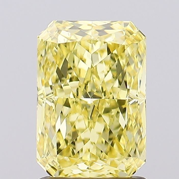 Loose Diamond - RADIANT 1.58ct Fancy Intense Yellow VS1: Loose Diamond - RADIANT 1.58ct Fancy Intense Yellow VS1 Source: This is a real non-mined Diamond that has been grown in a lab Shape: RADIANT Carats: 1.58 Color: Fancy Intense Yellow Certification: IGI