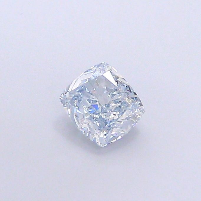 Loose Diamond - CUSHION MODIFIED 1.01ct Fancy Light Blue VS1: Loose Diamond - CUSHION MODIFIED 1.01ct Fancy Light Blue VS1 Source: This is a real non-mined Diamond that has been grown in a lab Shape: CUSHION MODIFIED Carats: 1.01 Color: Fancy Light Blue Certific