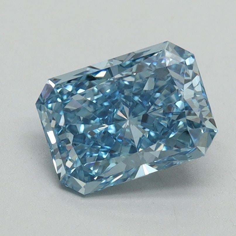 Loose Diamond - RADIANT 1.32ct Fancy Vivid Blue VS1: Loose Diamond - RADIANT 1.32ct Fancy Vivid Blue VS1 Source: This is a real non-mined Diamond that has been grown in a lab Shape: RADIANT Carats: 1.32 Color: Fancy Vivid Blue Certification: IGI Video: