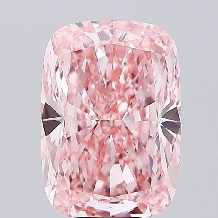 Loose Diamond - CUSHION MODIFIED 6.04ct Fancy Vivid Pink VS2: Loose Diamond - CUSHION MODIFIED 6.04ct Fancy Vivid Pink VS2 Source: This is a real non-mined Diamond that has been grown in a lab Shape: CUSHION MODIFIED Carats: 6.04 Color: Fancy Vivid Pink Certific