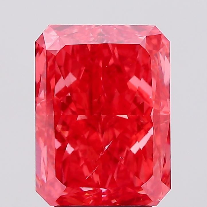 Loose Diamond - RADIANT 3.51ct Fancy Vivid Pink SI1: Loose Diamond - RADIANT 3.51ct Fancy Vivid Pink SI1 Source: This is a real non-mined Diamond that has been grown in a lab Shape: RADIANT Carats: 3.51 Color: Fancy Vivid Pink Certification: IGI Video: