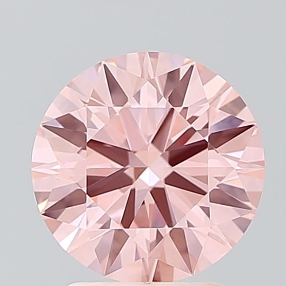 Ideal Loose Diamond - ROUND 2.01ct Fancy Vivid Pink VVS2: Ideal Loose Diamond - ROUND 2.01ct Fancy Vivid Pink VVS2 Source: This is a real non-mined Diamond that has been grown in a lab Shape: ROUND Carats: 2.01 Color: Fancy Vivid Pink Certification: IGI