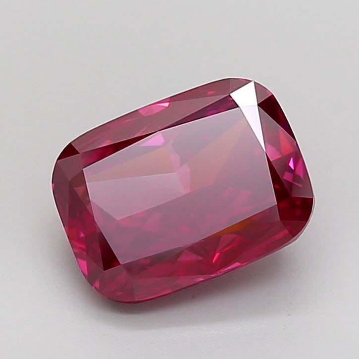 Loose Diamond - CUSHION MODIFIED 3.7ct Fancy Deep Pink VS2 (1 of 1)