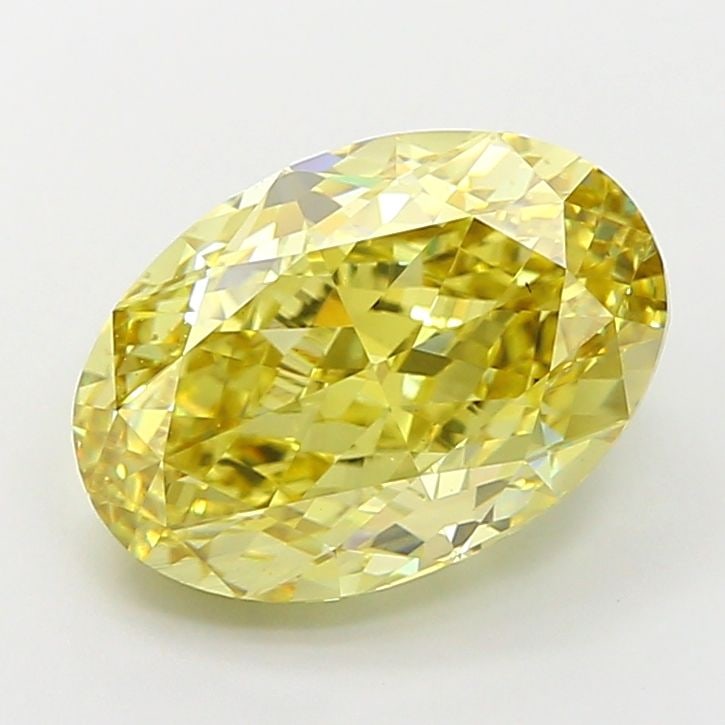 Loose Diamond - OVAL 5.14ct Fancy Intense Yellow VS2: Loose Diamond - OVAL 5.14ct Fancy Intense Yellow VS2 Source: This is a real non-mined Diamond that has been grown in a lab Shape: OVAL Carats: 5.14 Color: Fancy Intense Yellow Certification: IGI Video