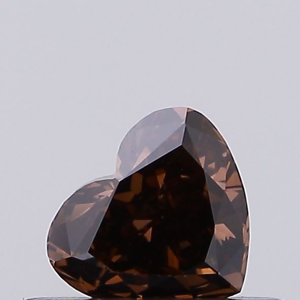 Loose Diamond - HEART 0.28ct Fancy Vivid Brown VS1: Loose Diamond - HEART 0.28ct Fancy Vivid Brown VS1 Source: This is a real non-mined Diamond that has been grown in a lab Shape: HEART Carats: 0.28 Color: Fancy Vivid Brown Certification: NONE Video: