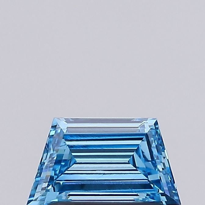 Loose Diamond - TRAPEZOID 0.61ct Fancy Vivid Blue VS1 (1 of 1)