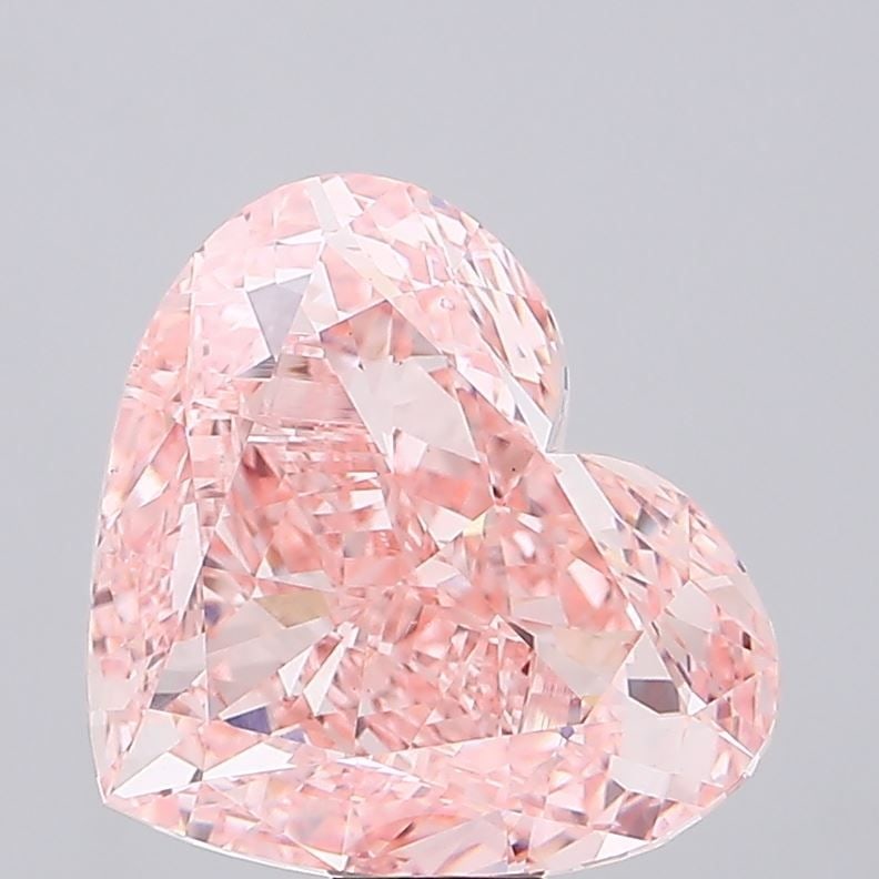 Loose Diamond - HEART 23.01ct Fancy Vivid Pink VS1: Loose Diamond - HEART 23.01ct Fancy Vivid Pink VS1 Source: This is a real non-mined Diamond that has been grown in a lab Shape: HEART Carats: 23.01 Color: Fancy Vivid Pink Certification: IGI Video:
