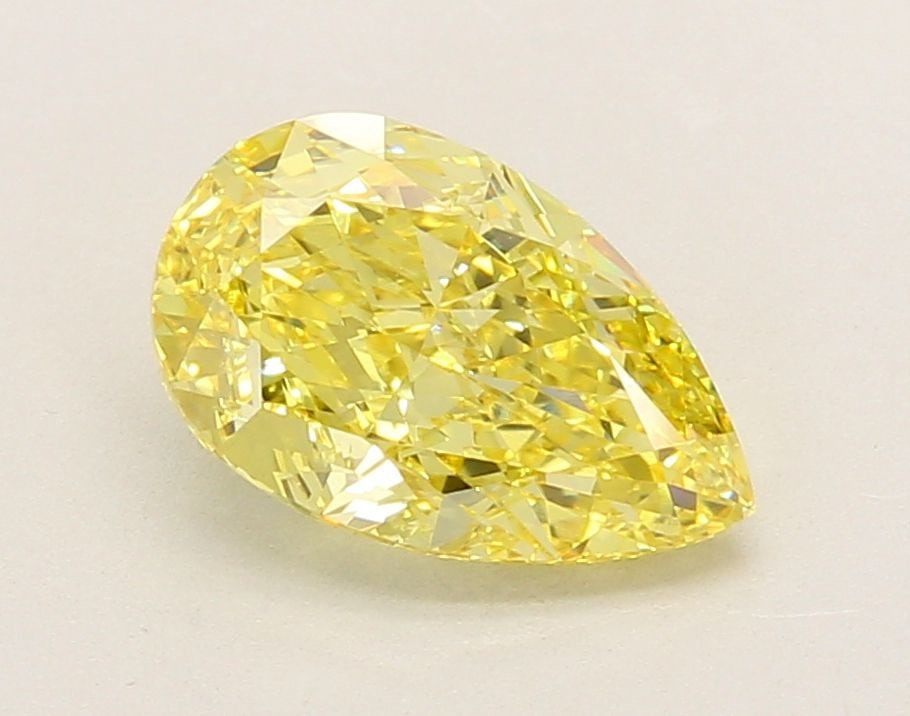 Loose Diamond - PEAR 2.11ct Fancy Intense Yellow VVS2: Loose Diamond - PEAR 2.11ct Fancy Intense Yellow VVS2 Source: This is a real non-mined Diamond that has been grown in a lab Shape: PEAR Carats: 2.11 Color: Fancy Intense Yellow Certification: IGI Vide